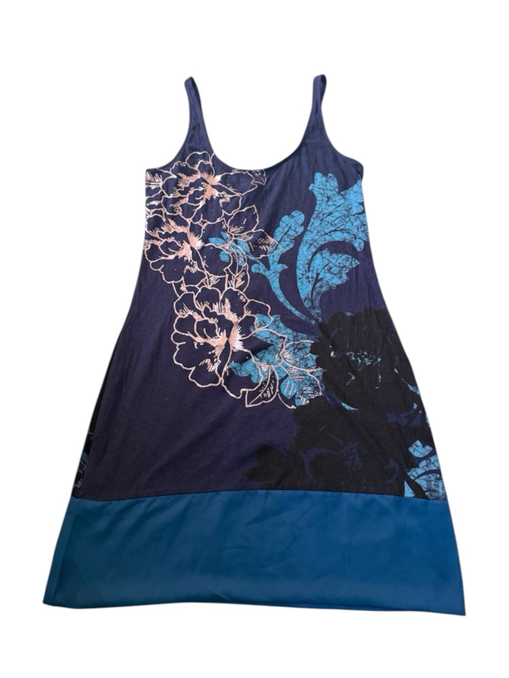 Express Blue Floral Sleeveless Tank Top | Women’s Cami | Lightweight